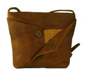 Bison Leather Crossbody Purse - Adrian Klis