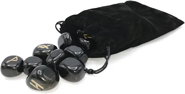 Black Agate Runes - Lo Scarabeo