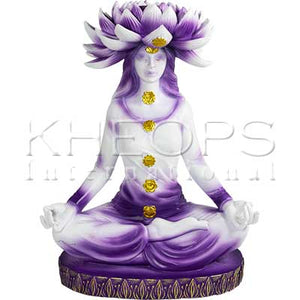 Backflow burner - Lotus Chakra Goddess 9''