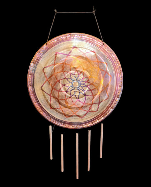 34" Deep Dream Catcher Gong  - Grotta Sonora