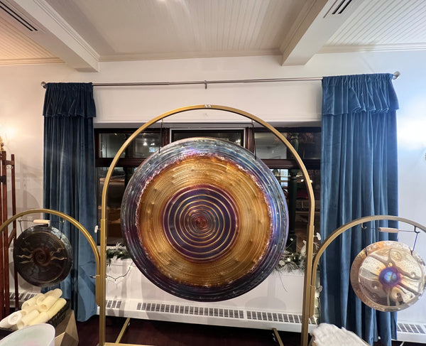 47" / 120 cm Rainbow Spiral Giant Gong - Grotta Sonora