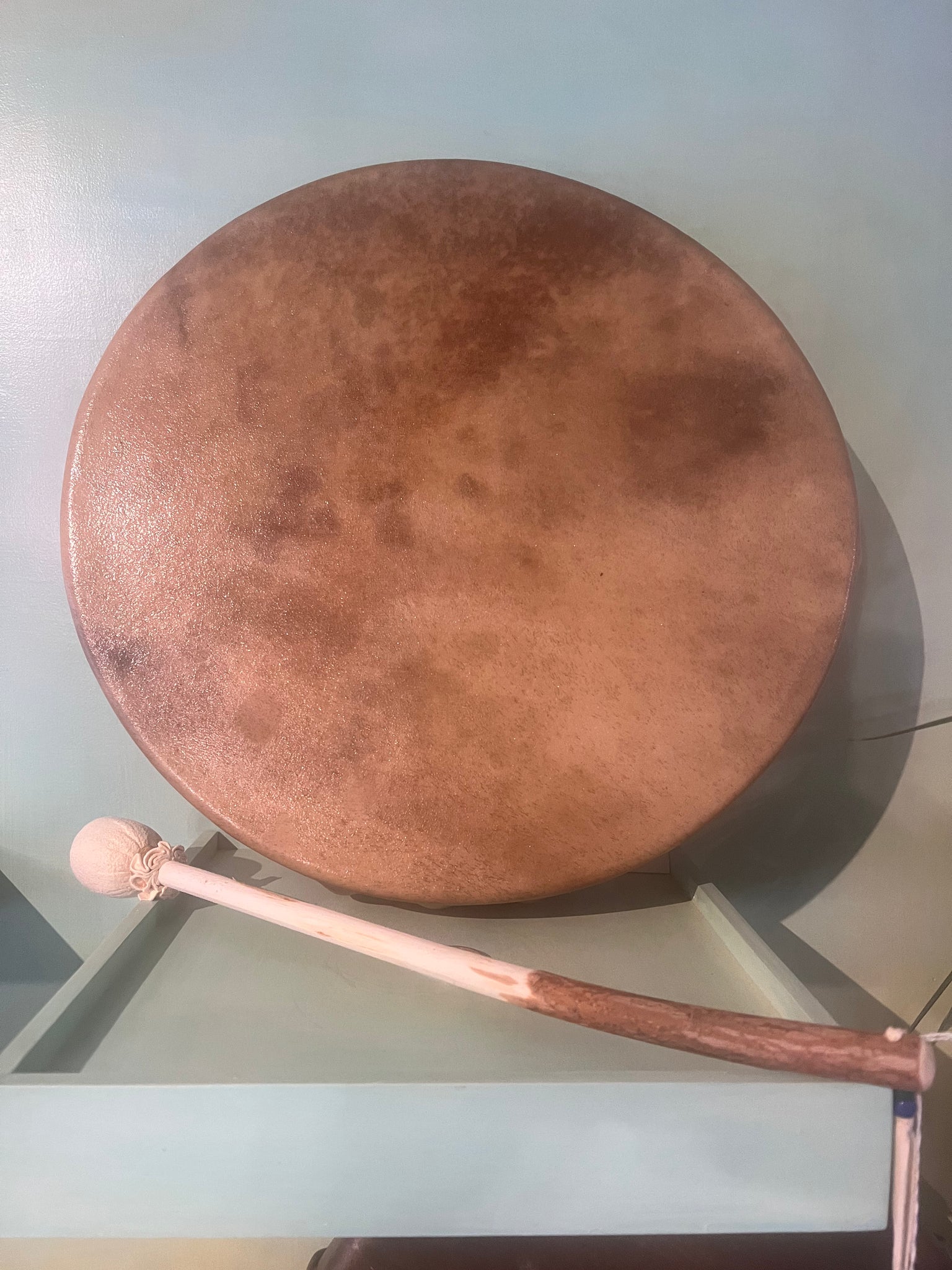 Native Bison drum 16" - Dene style