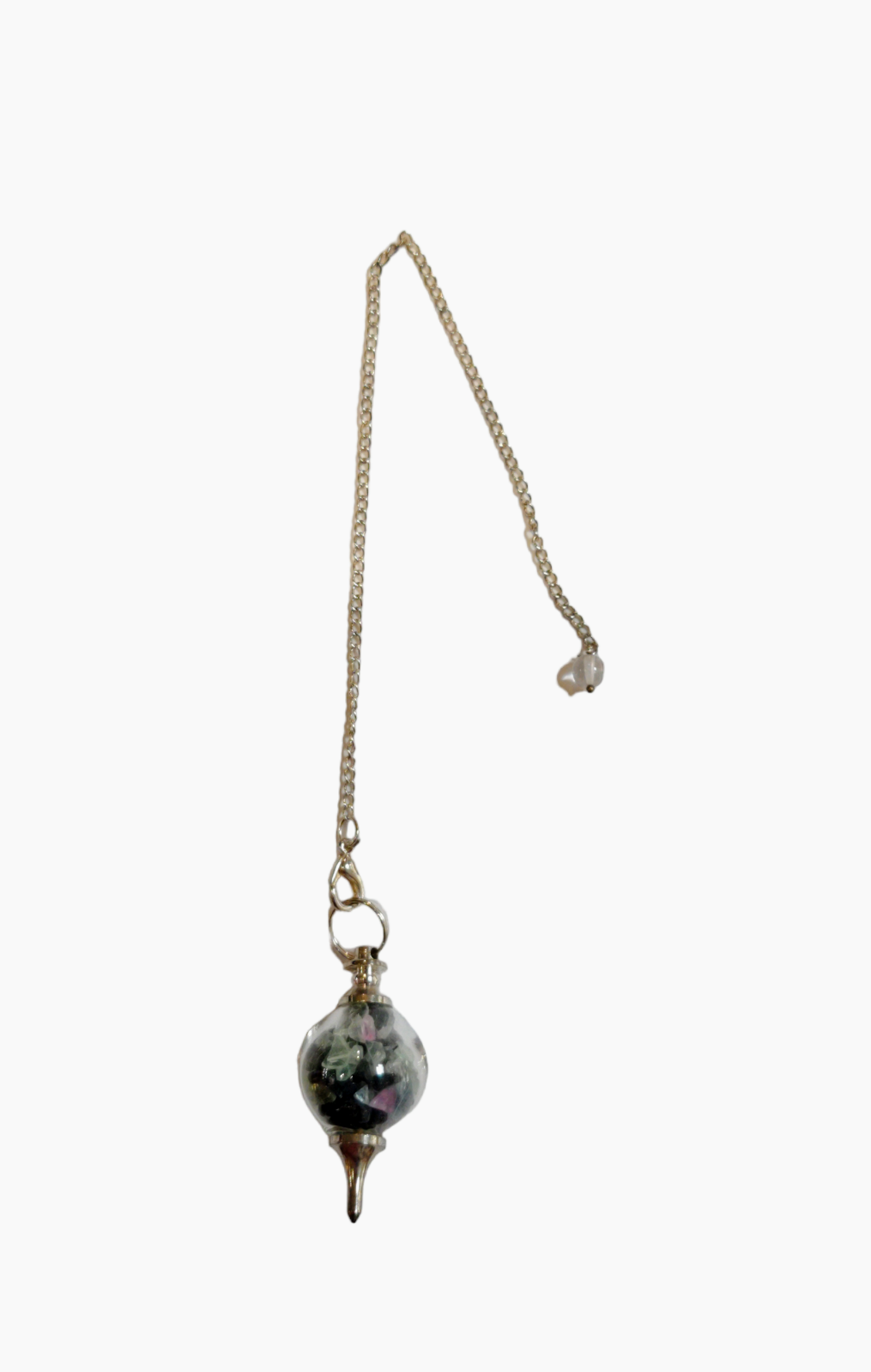 Pendulum - Glass Sephoroton Fluorite & Tourmaline