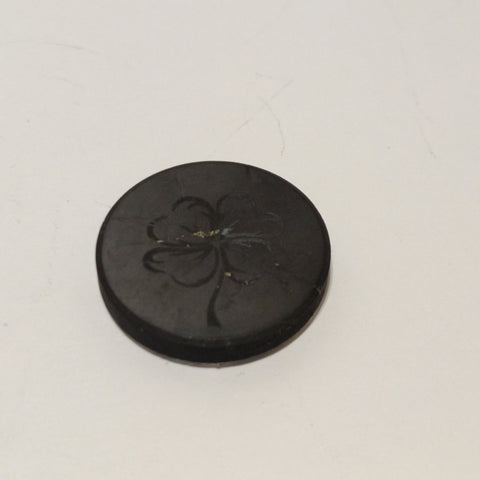 Shungite - Magnet 50 mm - "Four Leaf clover"