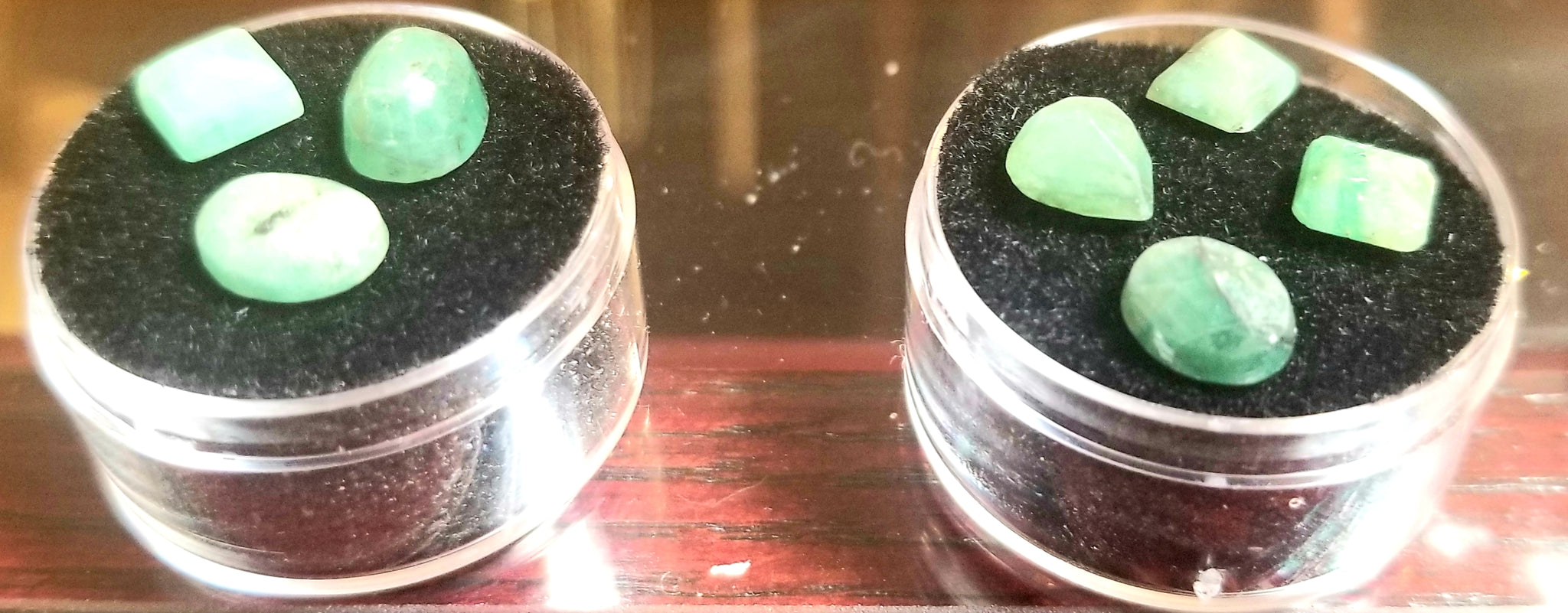 Emerald microbeads