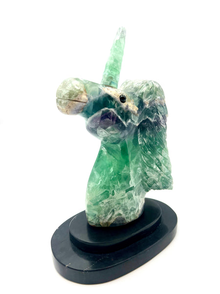 Carved Fluorite Unicorn