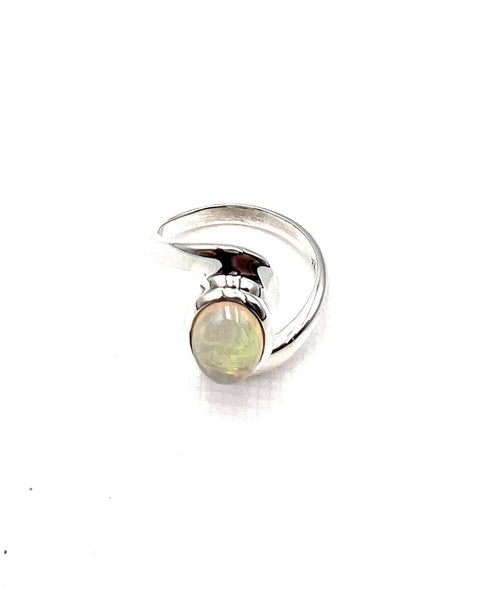 Ring Sterling Silver - Ethiopian Opal, Cabochon