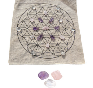 Crystal Grid Kit, Flower of Life - Love