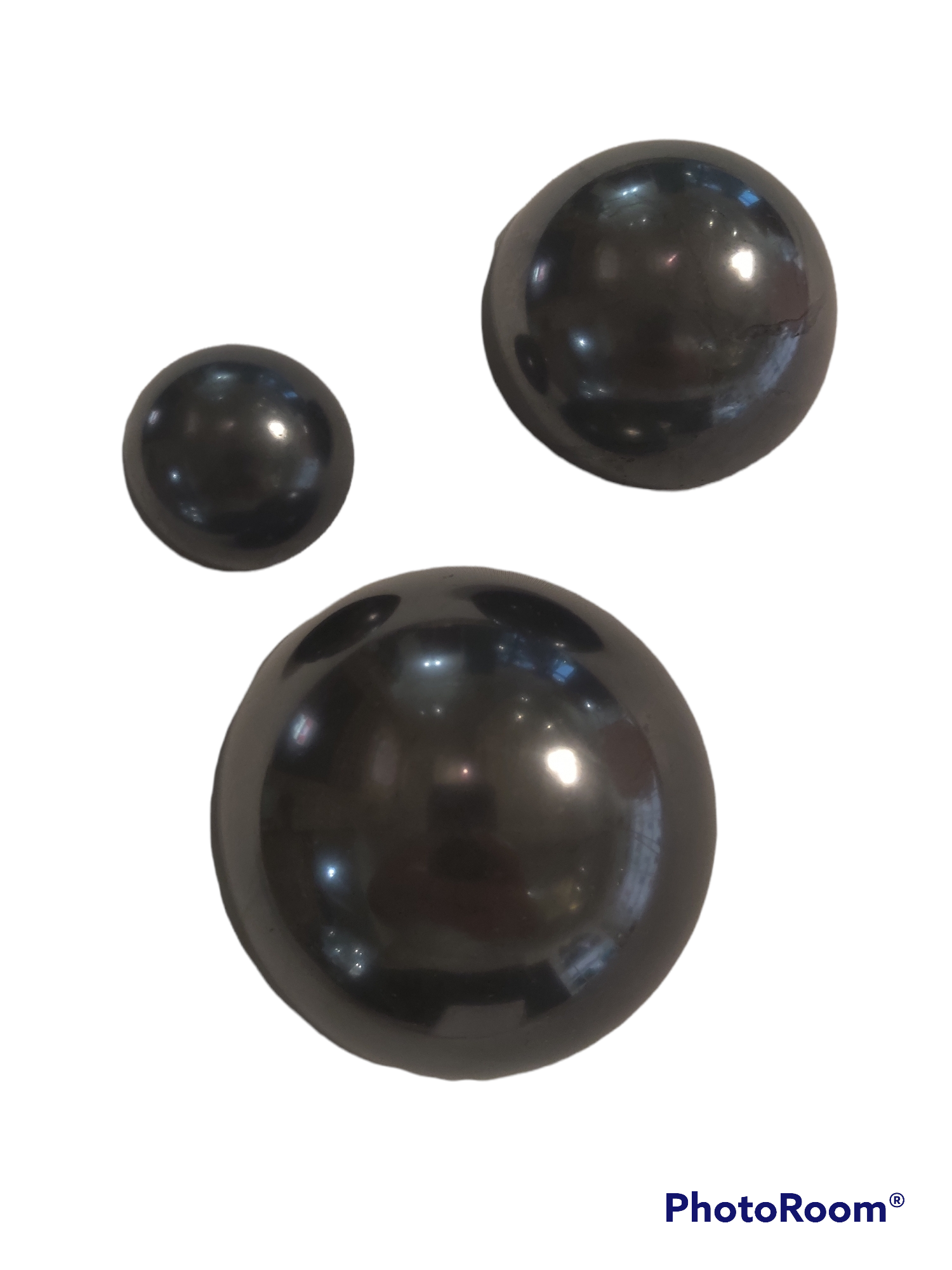 Shungite Polished Semi-sphere