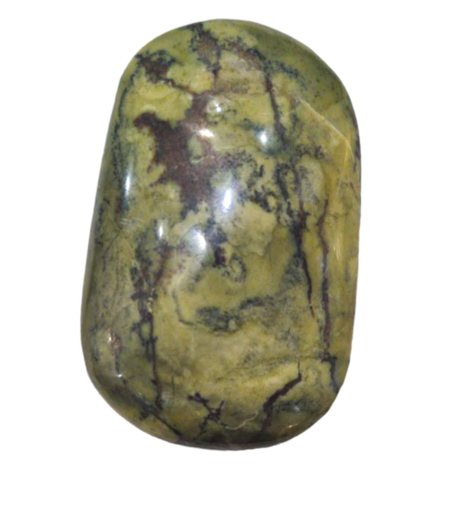 Green Serpentine - Palm Stone