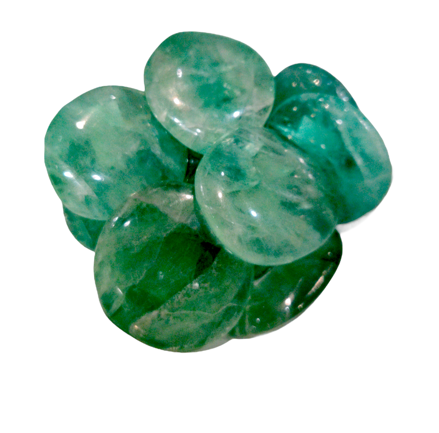 Green Fluorite - Palm Stone