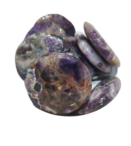 Amethyst, chevron - palm stone