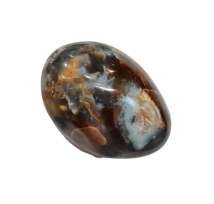 Voilet Agate - palm stone Extra Large