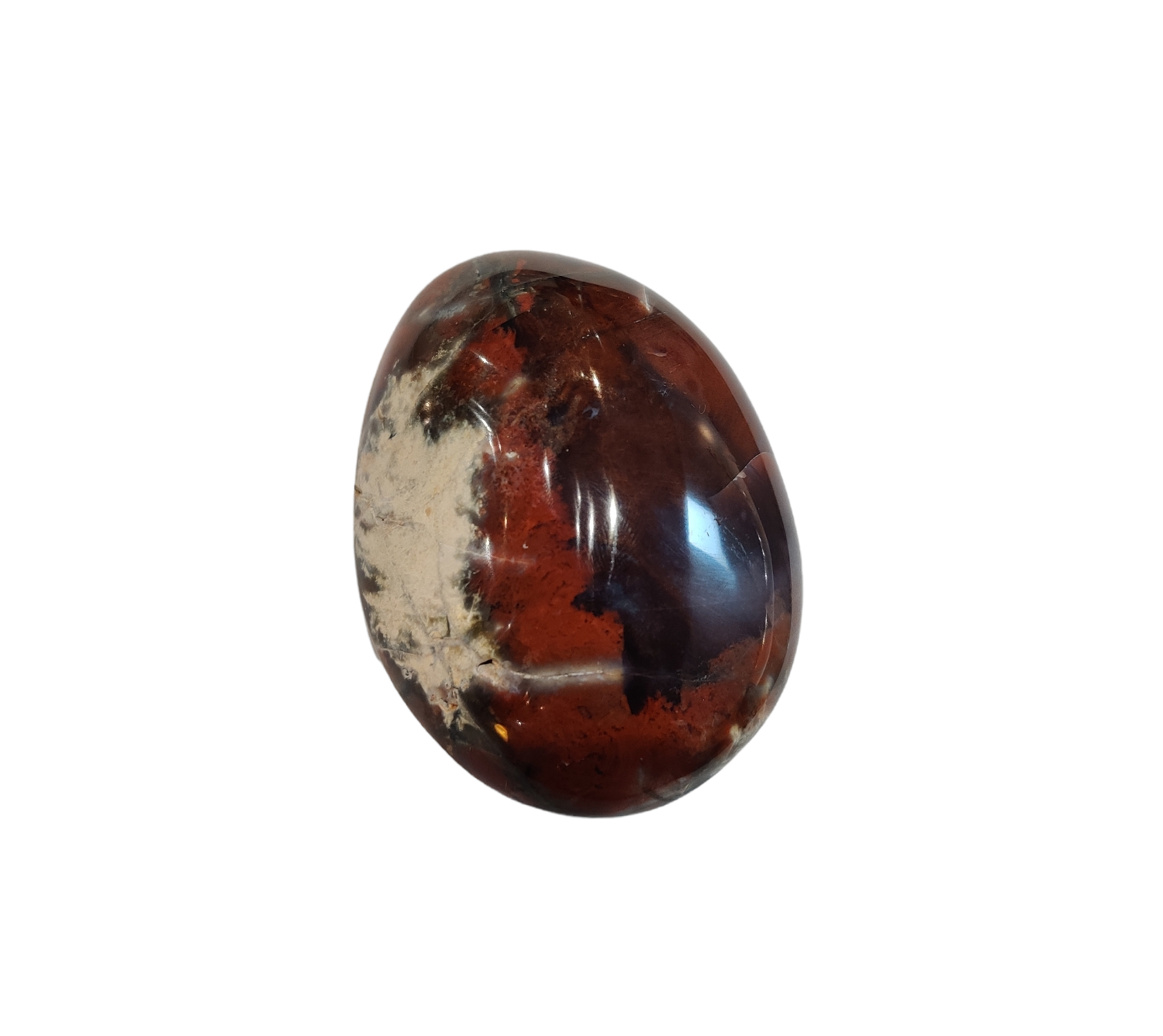 Voilet Agate - palm stone Extra Large