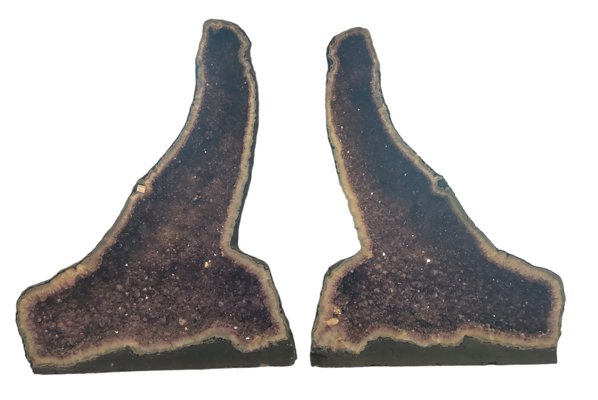 Amethyst Geode pair
