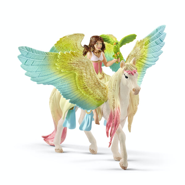 Schleich Fairy Surah with Glitter Pegasus