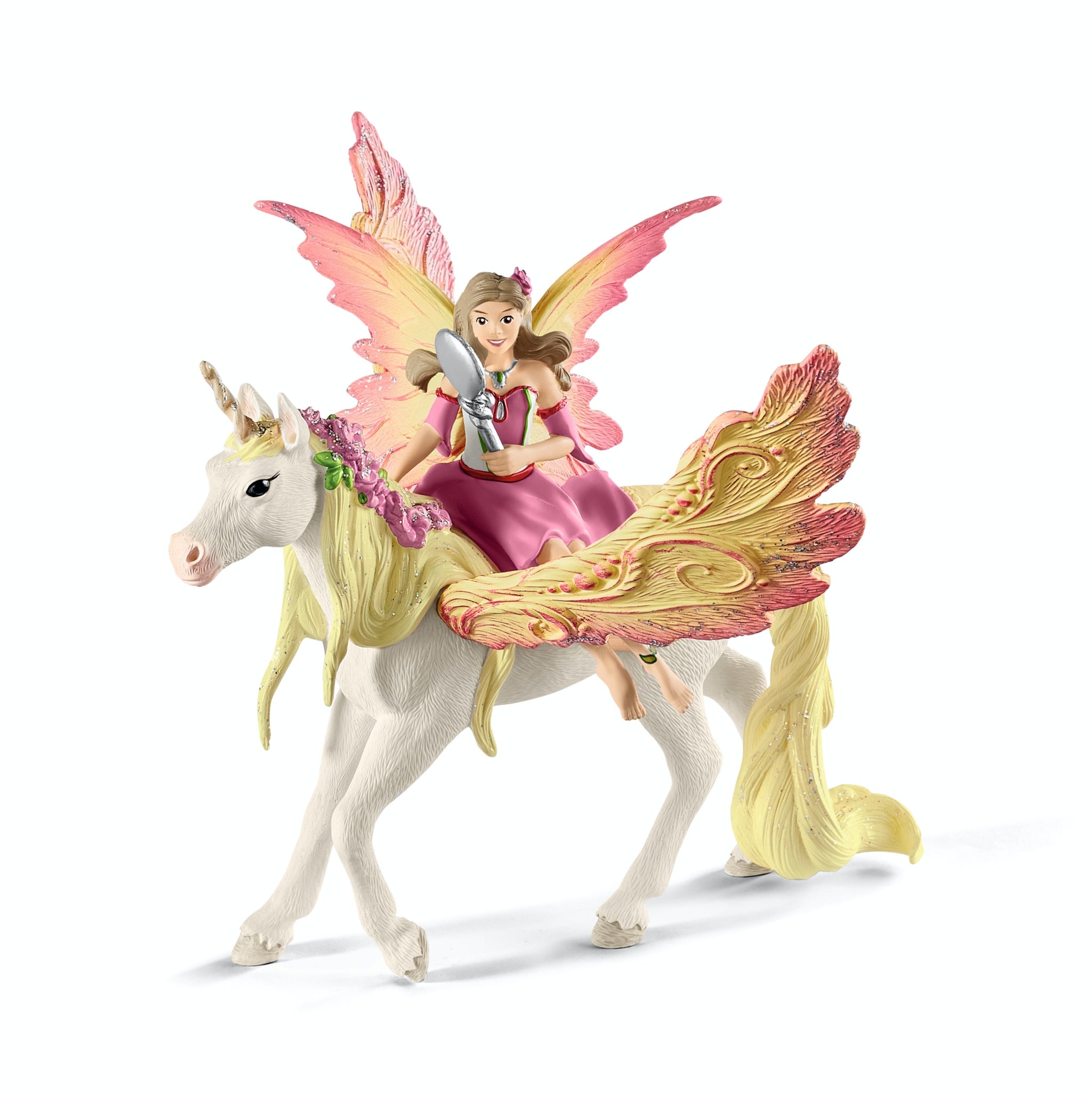 Schleich Fairy Feya with Pegasus Unicorn