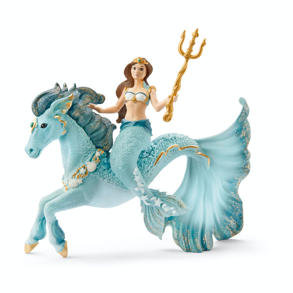 Schleich Mermaid Eyela Riding Underwater Horse