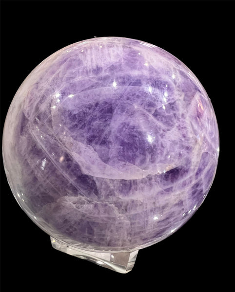 Amethyst, Chevron - Sphere 7 cm