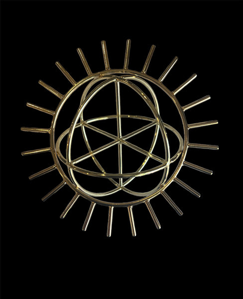 Divinity Globe - 24 karat Gold plated
