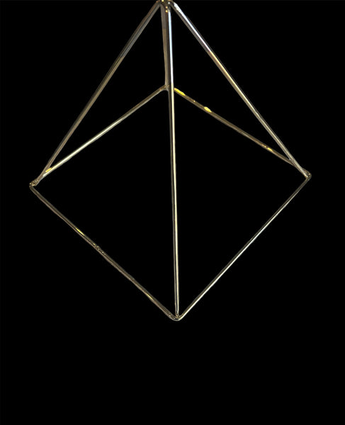 Pyramid - 7" - 24 karat Gold plated