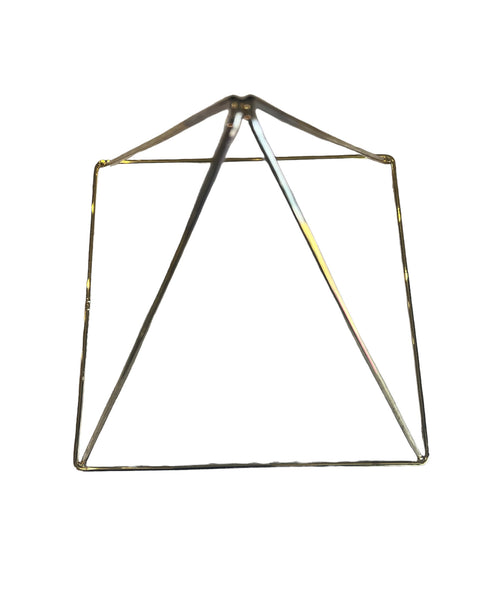 Pyramid - 7" - 24 karat Gold plated