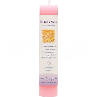 Candle Pillar Herbal 7"